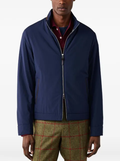 Hackett London lightweight blouson jacket Blue HM4000205