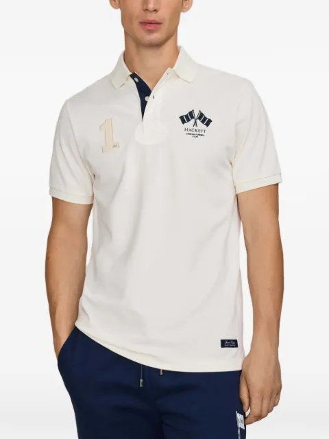 Hackett London short-sleeve polo shirt Neutrals HM5600229
