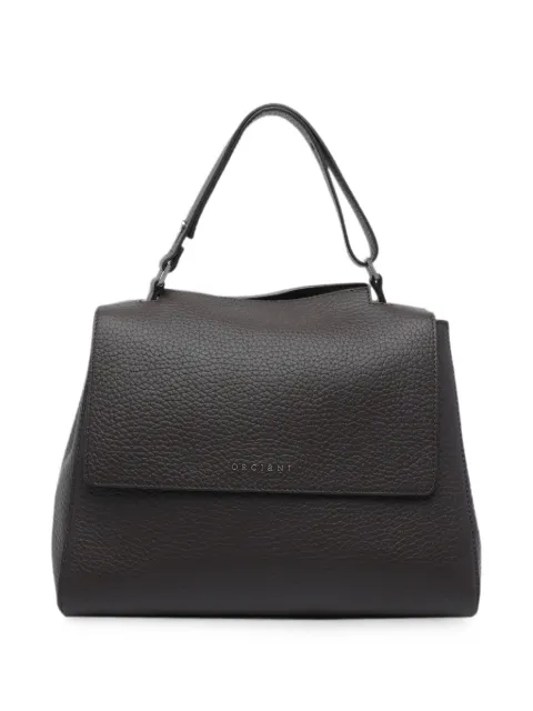 Orciani Sveva leather shoulder bag Brown BT2006SOFTESTADIMORO