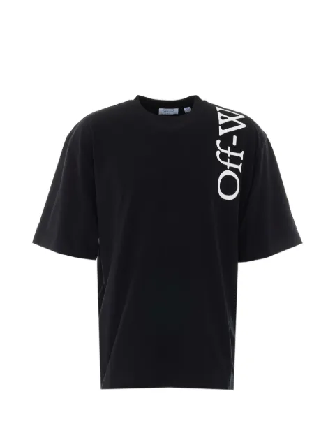 Off-White Vertical Bookish logo-print T-shirt Black OMAA120F26JER010001