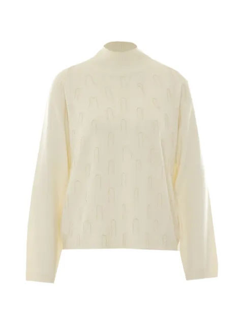 Fabiana Filippi embellished high-neck sweater Neutrals MAD216F372M281250000