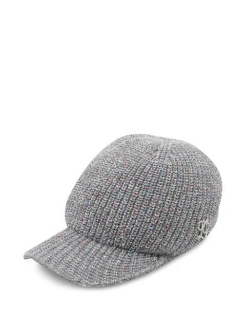 LIU JO sequin-embellished knitted cap Grey 2F6013MA36S