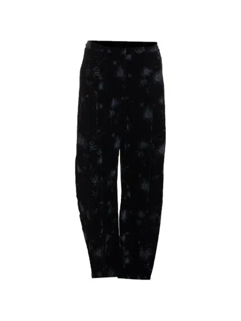 PINKO Ducato floral-print trousers Black 107496A3DV