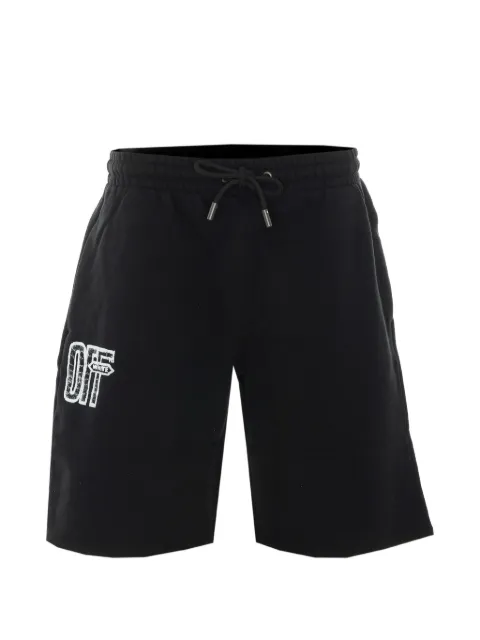 Off-White Motion Arrow cotton shorts Black OMCI013F26FLE005001
