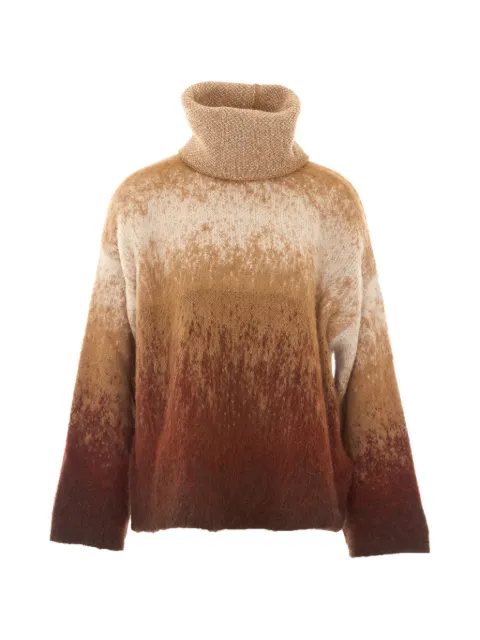 LIU JO high-neck sweater Brown WF6426MA58P