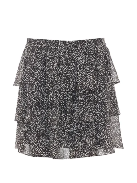 Michael Michael Kors tiered ruffled mini skirt Black MT670N6L42