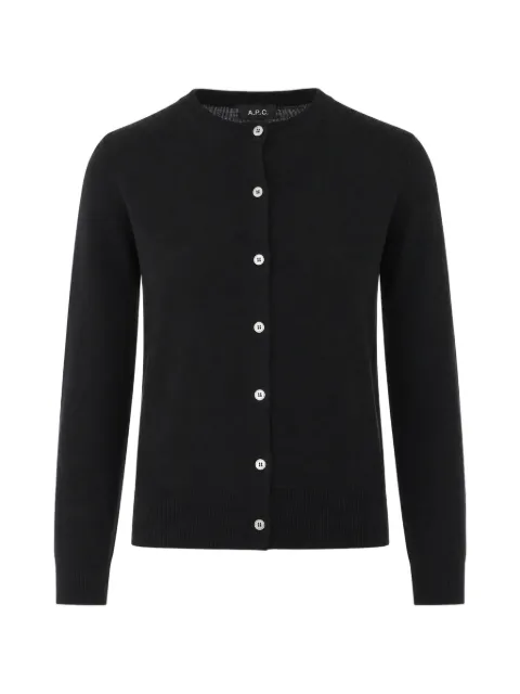 A.P.C. Marisa embroidered cardigan Black WVAWMF22348LZZ