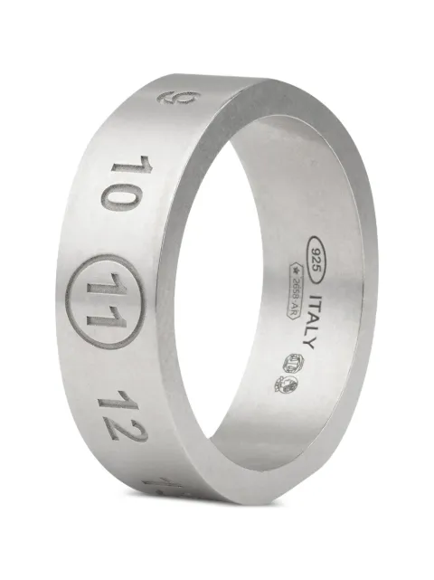 Maison Margiela Numeric logo ring Silver SM1UQ0129P9246121