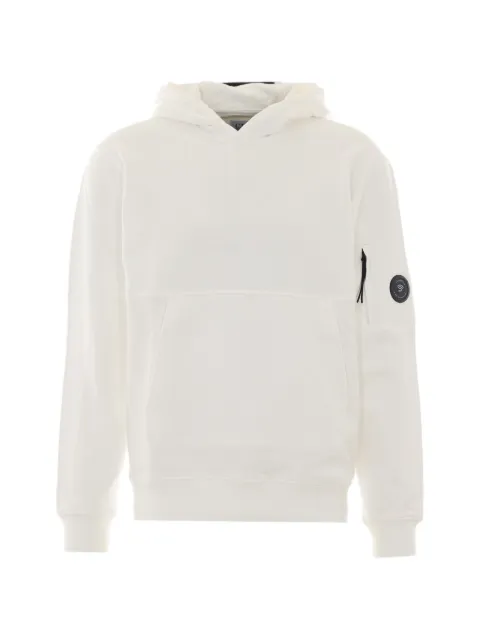 C.P. Company lens-detail kangaroo-pocket hoodie White RCCMSS714M005086W103