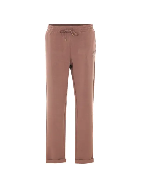 LIU JO sequin-embellished track pants Pink TF6284J3958