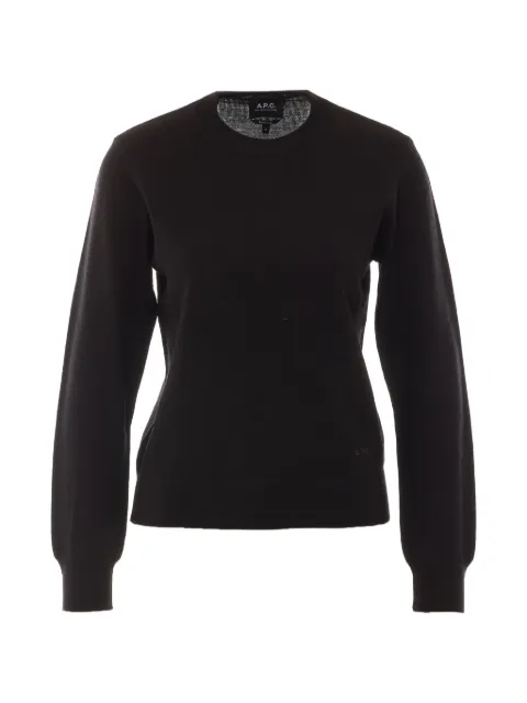 A.P.C. Philomena logo-embroidered sweater Black WVAWMF23490