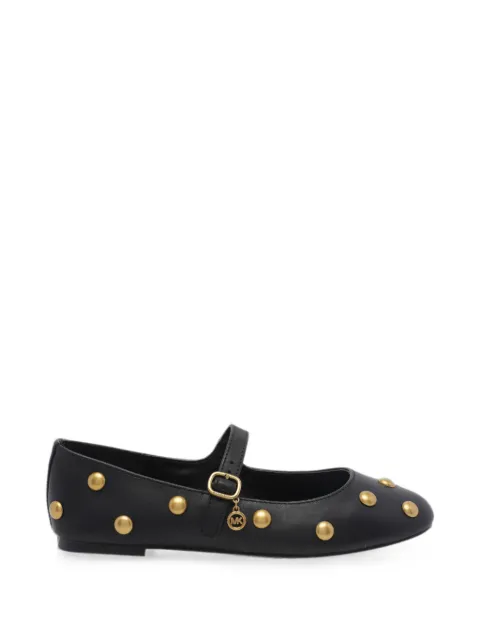 Michael Michael Kors Nellie stud-embellished ballet flats Black 40T6NLFP2L