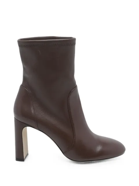 Stuart Weitzman Babette round-toe ankle boots Brown SL544