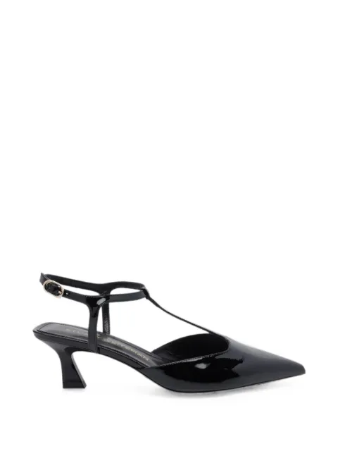 Stuart Weitzman Vinnie T-strap pumps Black SO171VINNIETSTRAPPUMPPATBLK