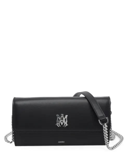 AMIRI Ma logo-plaque shoulder bag Black AW326SL001