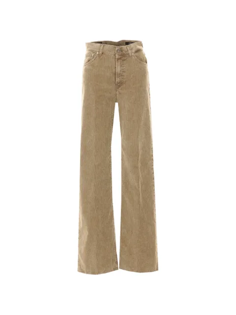 DONDUP Amber corduroy palazzo pants Neutrals DP619VS0028YNA8
