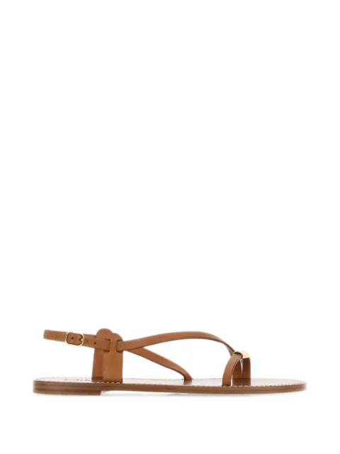 Chloé Matilda leather sandals Brown CH26A20XLU