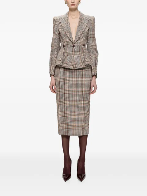 NISSA high-waisted midi skirt Neutrals F16863