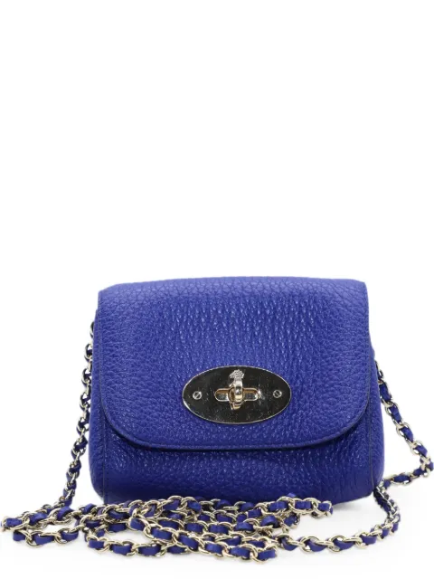 Mulberry Pre-Owned Lily turn-lock shoulder bag Blue HNPUGBBA110819W