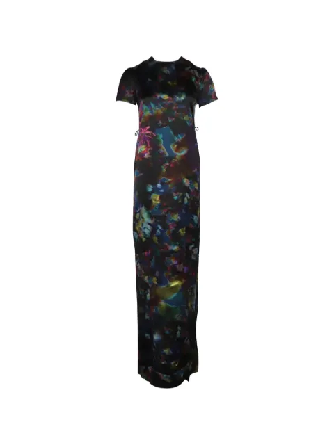 ERDEM Aurelia printed maxi dress Black NAPPUGBCL089929W