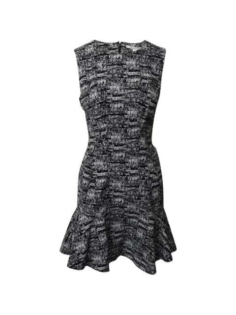 Diane Von Furstenberg Vintage Jaelyn ruffle-hem dress Black NAPPUGBCL119075W