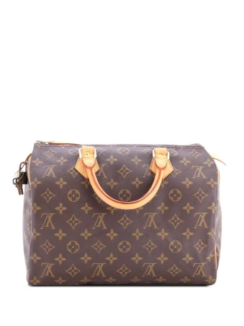 Louis Vuitton Pre-Owned Speedy Handbag Monogram Canvas 30 satchel Brown T8TUS456EE60Y2NF