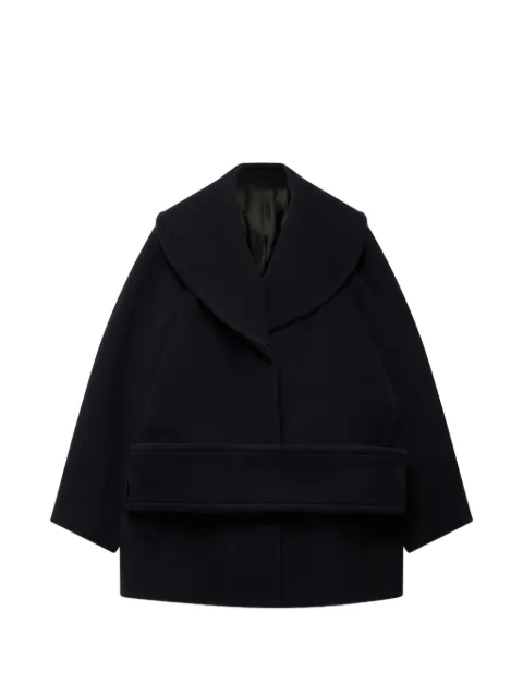Alaïa Plie shawl-collar jacket Blue AA9M1130T522C