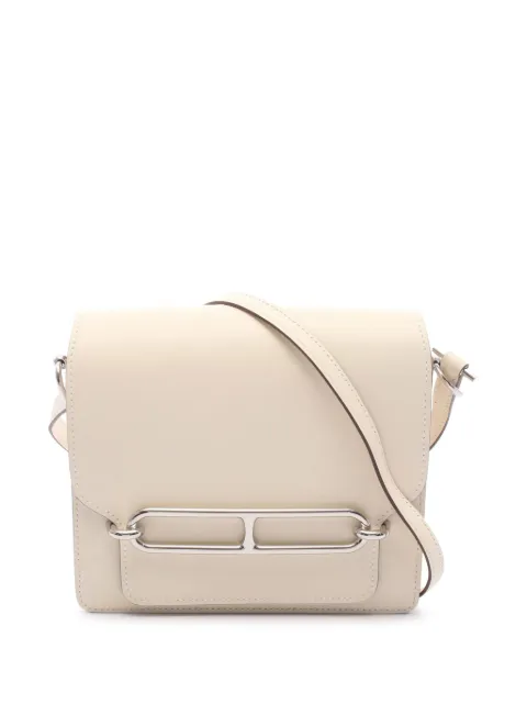 Hermès Pre-Owned 2022 Mini Swift Sac Roulis 18 crossbody bag Neutrals RU9SFBCD7N8LRKXZ