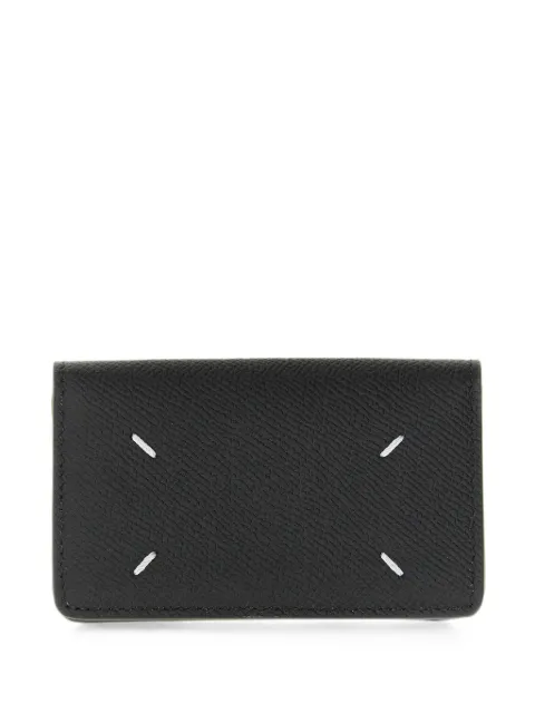 Maison Margiela Four Stitches leather card holder Black SA3VX0008P4745T8013