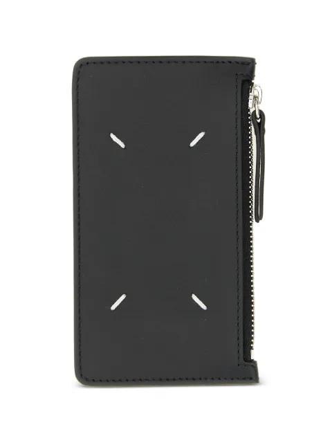 Maison Margiela Four Stitches leather card holder Black S56UI0143P4745