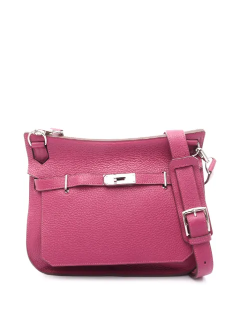 Hermès Pre-Owned 2011 Clemence Jypsiere 28 crossbody bag Pink 7NFA0DZCW2P0I179