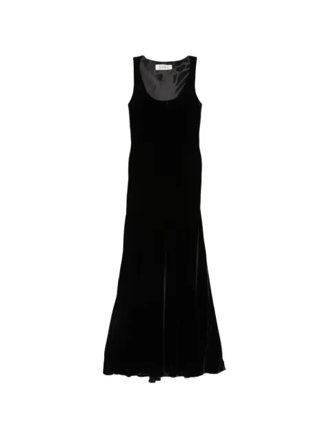 Róhe scoop-neck velvet dress Black 42133082