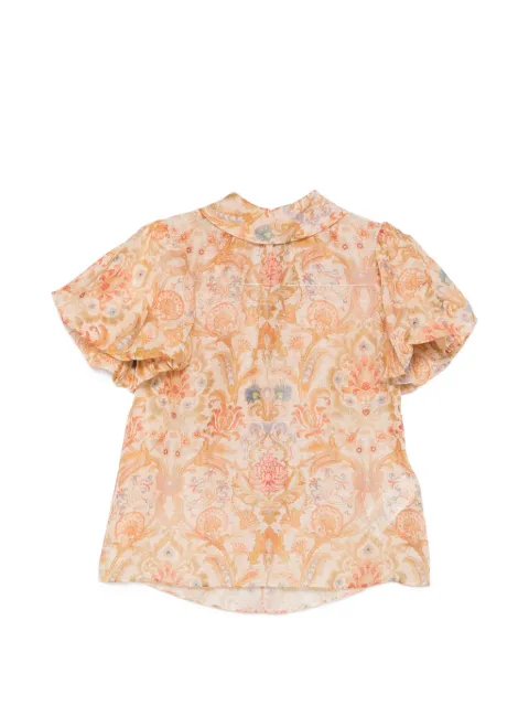 ZIMMERMANN Valiant floral-print blouse Neutrals 9896TF261