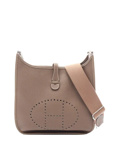 Hermès Pre-Owned 2022 Clemence Evelyne III PM crossbody bag Brown SZH6X2336YCCX0GS