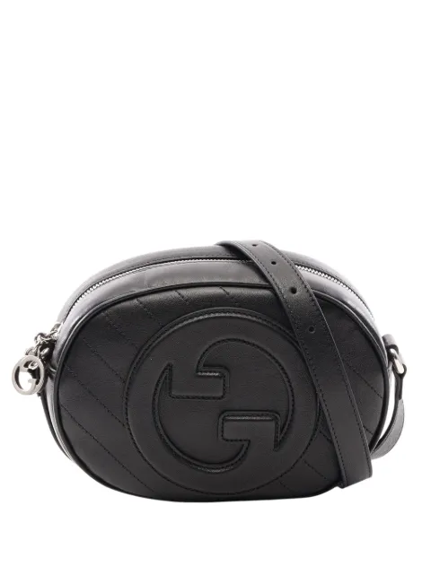 Gucci Pre-Owned 2016-2026 Mini Matelasse Calfskin Blondie crossbody bag Black 5B2AH5AZQWO20RU7