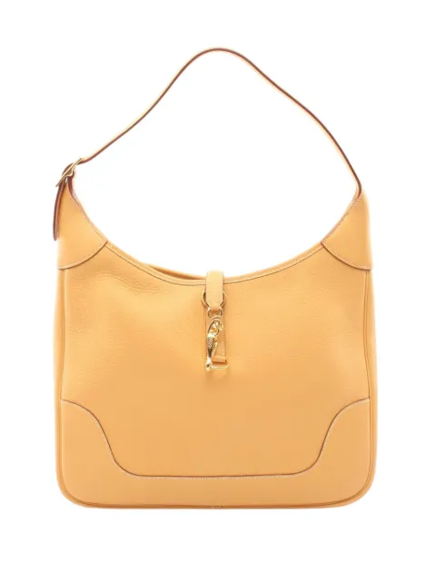 Hermès Pre-Owned 2001 Clemence Trim II 35 shoulder bag Yellow 5ZZX2K1NB3GX13FW