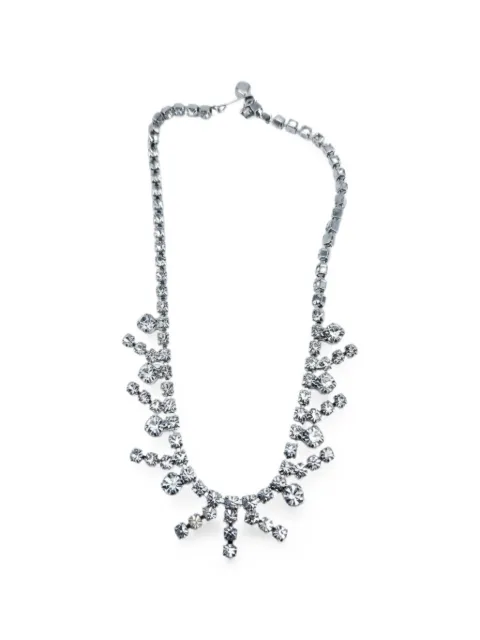 Madison Maison 1950s rhinestone Art Deco necklace Silver MBH1011