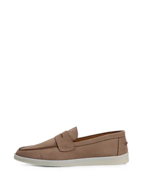 Hackett London nubuck saddle sneakers Neutrals HMS200148