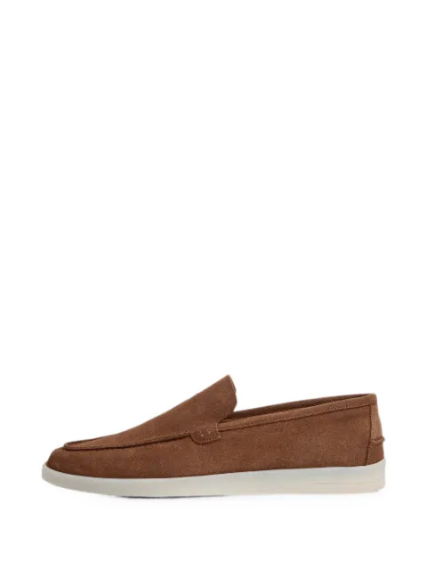 Hackett London Martins suede loafers Brown HMS200104