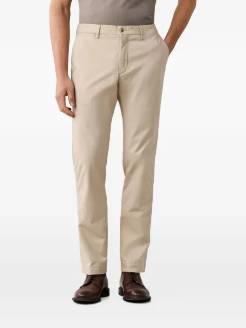 Hackett London Kensington textured canvas trousers Neutrals HM2100151