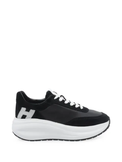 Hogan Hogan Maxi I logo-patch platform sneakers Black HXW6960GG30UHC