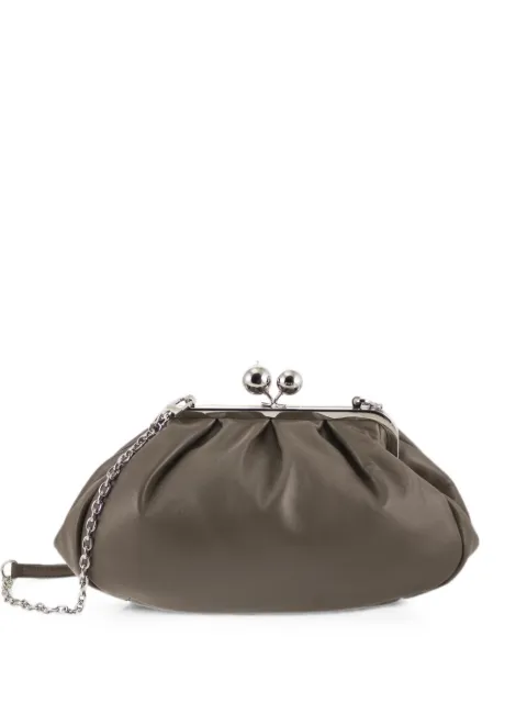Weekend Max Mara medium Pasticcino leather tote bag Grey 2625516124600097