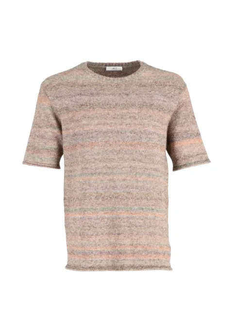 Mr P. Bouclé-knit T-shirt Neutrals MRPPUGBCL403464M