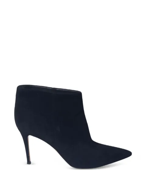 Gianvito Rossi stiletto pointed-toe ankle boots Black NAPPUGBSH207249W