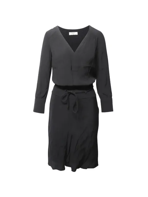 Ba&Sh belted V-neck midi dress Black TONPUGBCL143880W