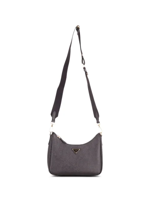 Prada Pre-Owned Re-Edition 2005 Saffiano shoulder bag Black TONPUGBBA193940W