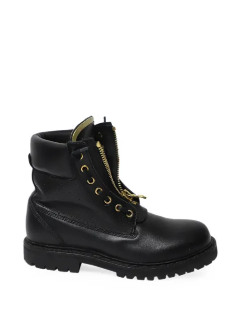 Balmain Pre-Owned Taiga zip-up ankle boots Black TONPUGBSH123986W