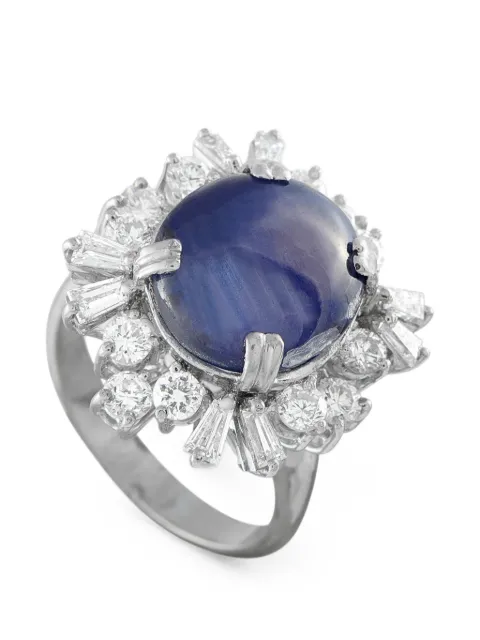 LB Exclusive sapphire and diamond ring Silver MF27062426