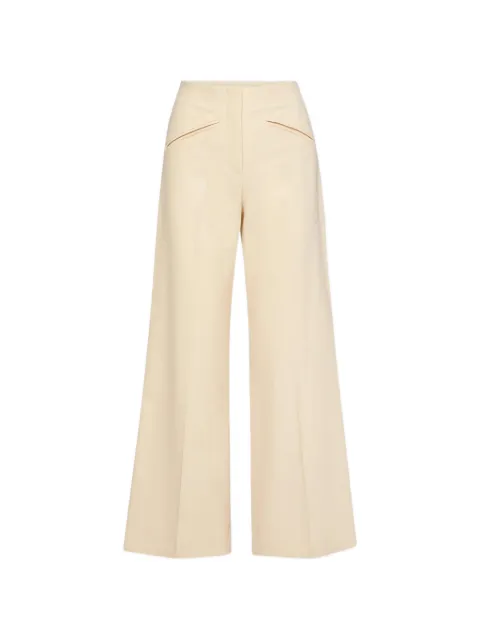 Veronica Beard Cassidee high-waisted wide-leg trousers Neutrals 2605SU11761158