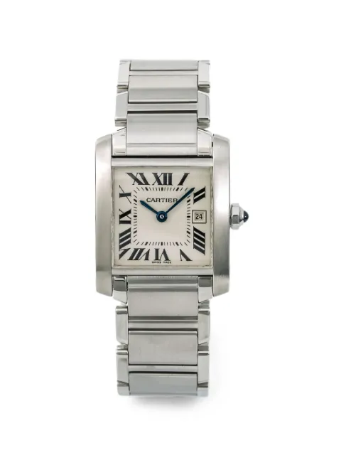 Cartier Tank Française 25mm watch White W51011Q3